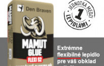 Nové flexibilné lepidlo na obklady a dlažby Mamut Glue Flexi S2