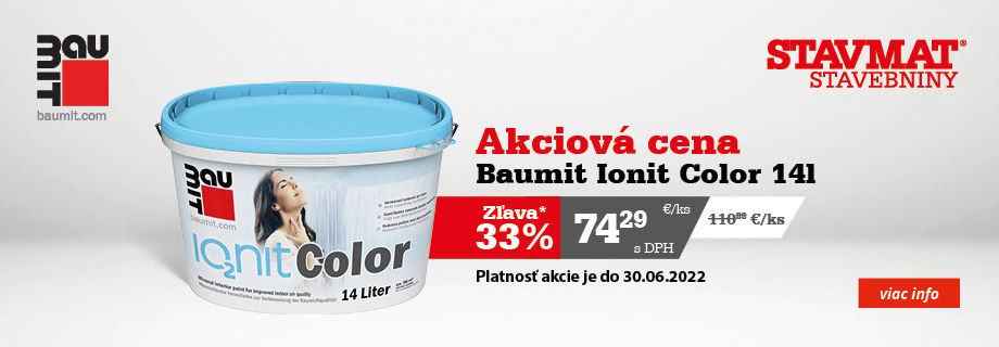 Akciová cena Baumit Ionit Color 